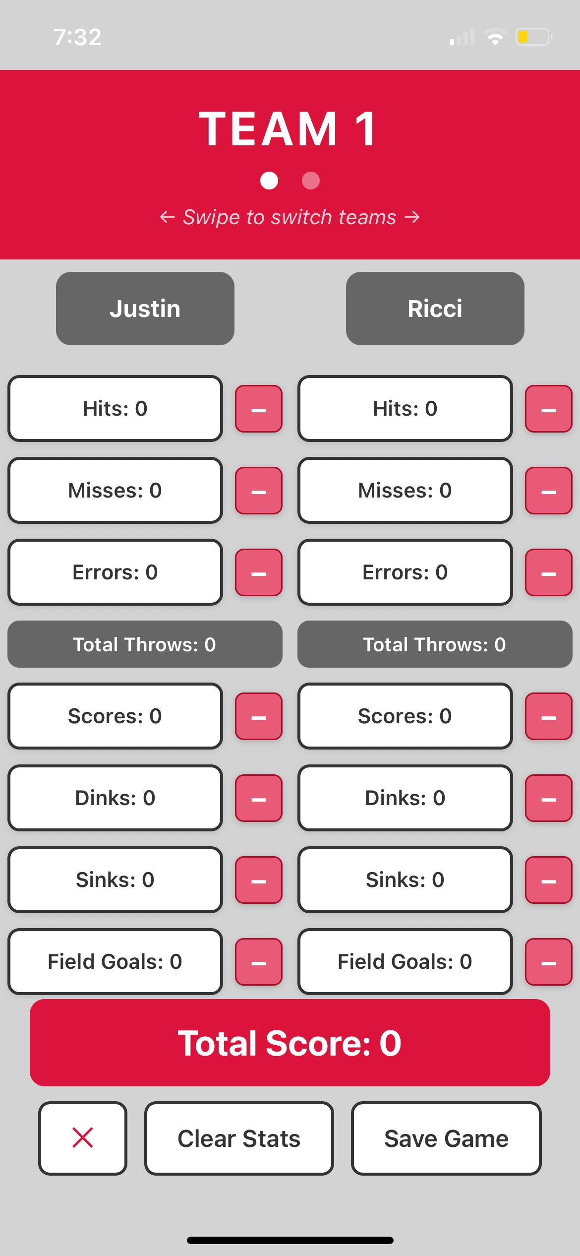 Game Screen